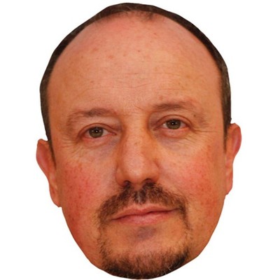 Rafael Benitez Celebrity Mask, Flat Card Face, Fancy Dress Mask