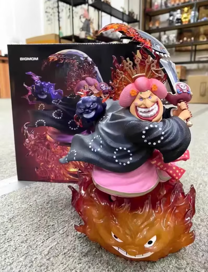 One Piece Big Mom Figure 26cm LED Charlotte Linlin Statue Anime | eBay
