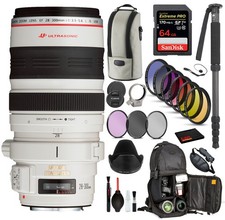 Canon EF 28-300mm f/3.5-5.6L IS USM with Professional Bundle Package Deal Kit