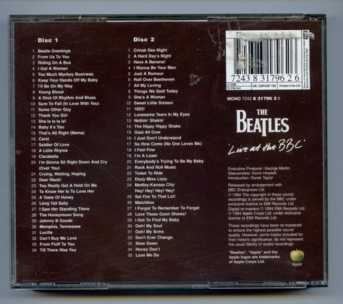 CD Beatles Bundle Live at the BBC Please Please Me With The Beatles 1962-1966 - Picture 8 of 9