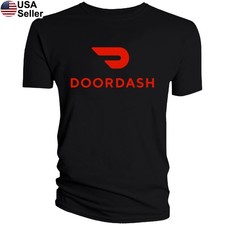 DoorDash Driver T-Shirt Food Delivery Deliver Meal Service Mens JWR01