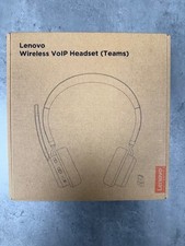 Lenovo Wireless VoIP Headset Teams Certified Noise-Cancel Mic, USB-A