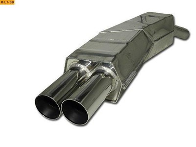 EISENMANN Sportauspuff BMW E34 M5 3.6l 3.8l 2x83mm