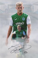 Josh Doig signed 12x8" Hibs photo / COA