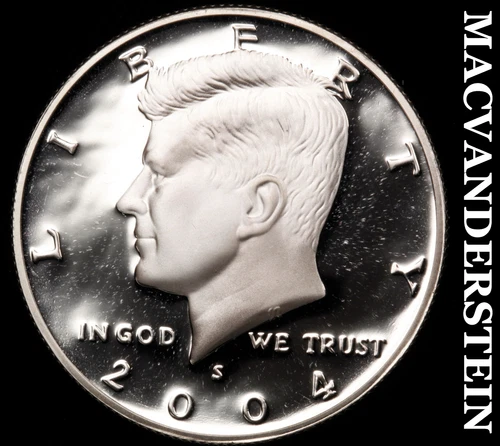 2004-S Kennedy Half- Silver Choice Gem Proof Luster No Reserve #i2250