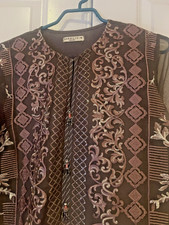 Desi Pakistani Baroque 2 piece Outfit Medium Size Free Shipping