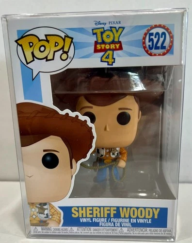 Funko Pop! Disney Pixar: Toy Story 4 - Sheriff Woody #522 w/protector FREE SHIP