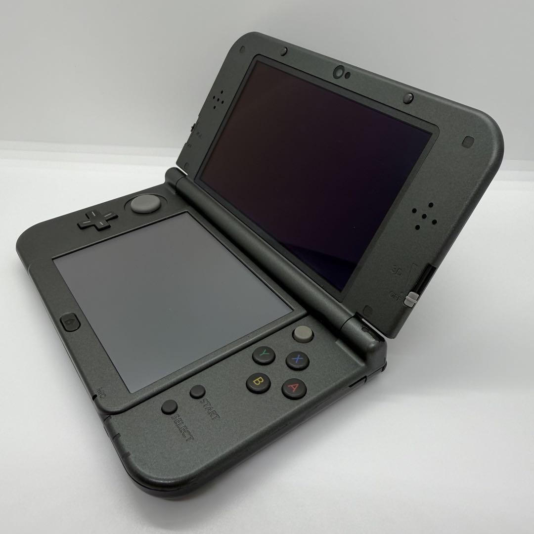 New Nintendo 3DS LL XL Metallic Black Console Only Tested