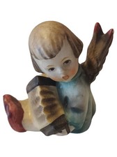 Goebel Porzellan Engel Figur Weihnachten Dekofigur Mehrfarbig 6cm