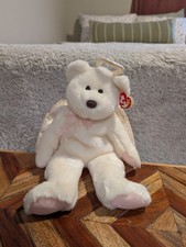 Ty Beanie Babies Halo the Angel Bear w/ Wings and Halo (Large edition)
