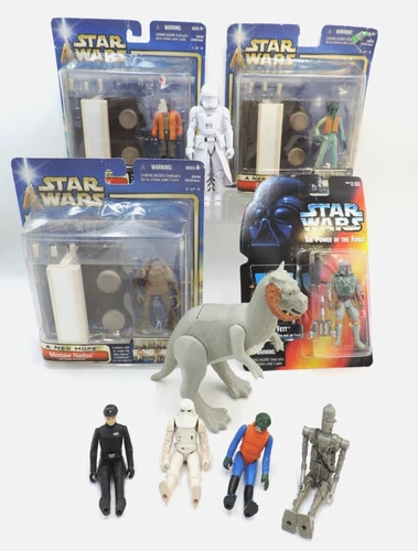 Mixed Lot Vintage & Modern STAR WARS Action Figures