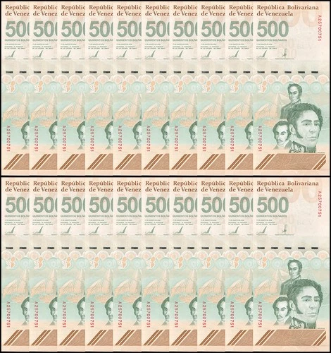 VENEZUELA 500 DIGITALES qty. 20 2023/2024 unc 10 billion bolivars USA SELLER