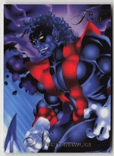 1994 Flair Marvel #54 Nightcrawler Formation of Excalibur Trading Card Foil
