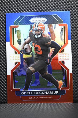 2021 Panini Prizm - Odell Beckham Jr. #261 Red White and Blue Prizm Browns
