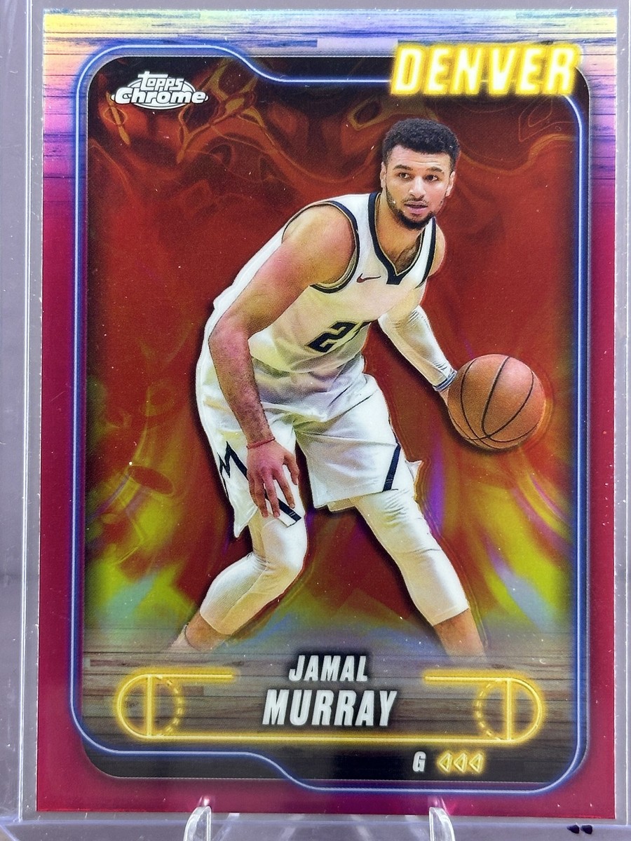 2024-25 Topps Chrome #34 Jamal Murray Magenta Refractor Denver