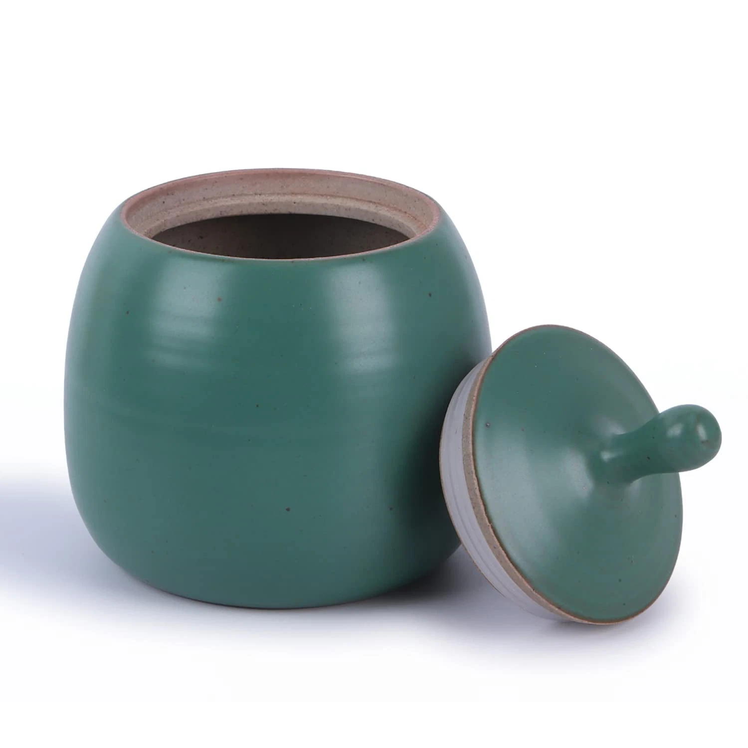 Kitchen Canisters Vintage Ceramic Food Storage Jar with Airtight Lid for Tea,...