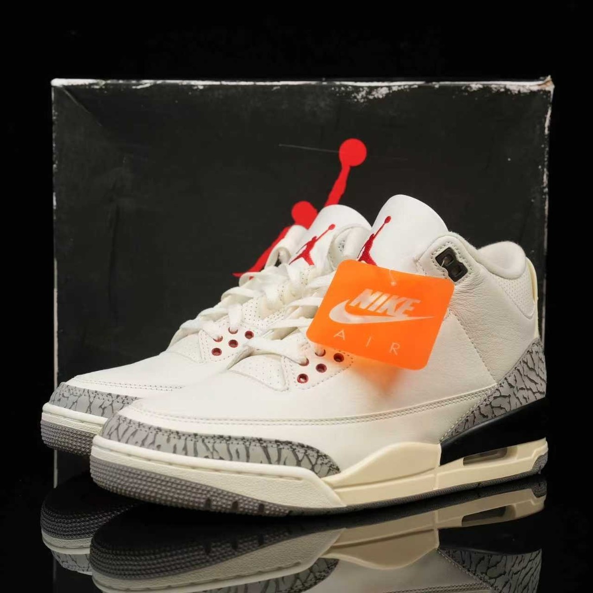 Size 8.5 - Jordan 3 Retro Mid White Cement Reimagined for sale