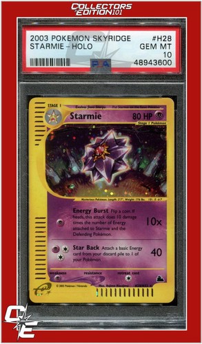 Starmie graded PSA 10 for sale on eBay