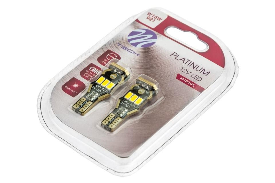 Bulb Led W16w Platinum For Oznaczenie W16w T15 Symbol Podstawy - Image 3