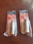 Vintage Be Thrifty Save A Dime Daily Metal Tube UNOPENED LOT OF 2 *Made In Japan — photo 1