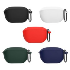 Silicone Case Earphone Pouch Cover With Carabiner for JBL Wave 100TWS