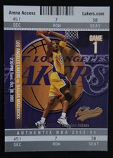 Kobe Bryant #25 Prices | 2003 Fleer Authentix | Basketball Cards