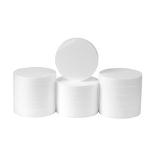 Crafare 5 Inch Foam Circles for Crafts 15 PCS 1 Inch Thick Round Polystyrene ...