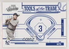 2005 Playoff Absolute Memorabilia Tools of the Trade Blue Babe Ruth HOF 0d8v