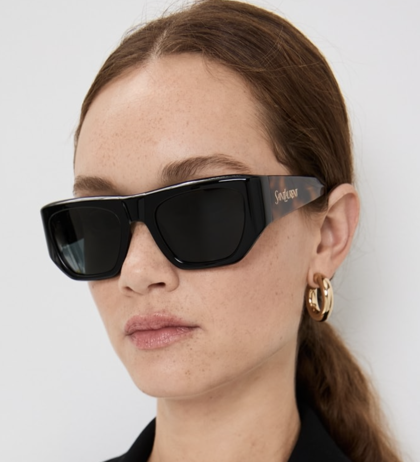 NUOVI occhiali da sole Yves Saint Laurent SL 740 004 52 mm 100% autentici