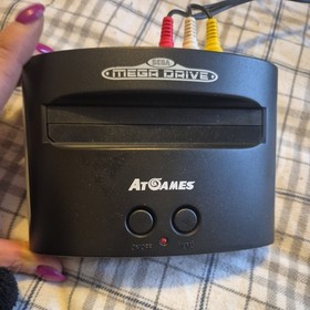 AT Games Sega Mega Drive Classic Mini Games Console with 2 Wired Controllers