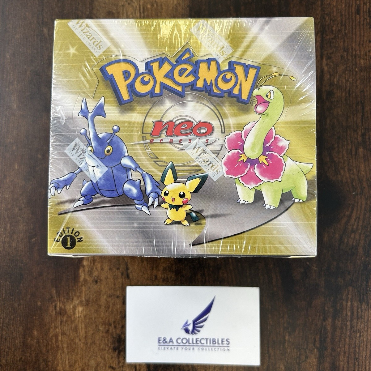 pokemon neo genesis 1st edition booster box price Pokemon TCG: Neo Genesis 1st Edition Booster Pack (Lugia) – TBC Games main image 0