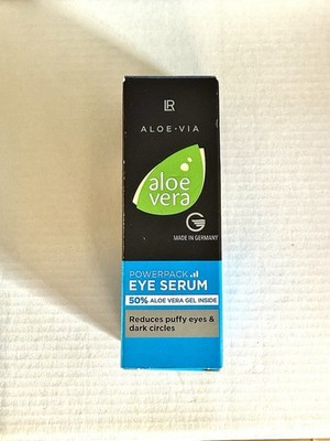 LR ALOE Vera Powerpack EYE SERUM 50 % Aloe Vera Gel Inside 15 ml Made in Germany