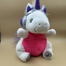 Fao Schwarz Glow Brights Plush with Lights and Sounds 13" DJ Unicorn