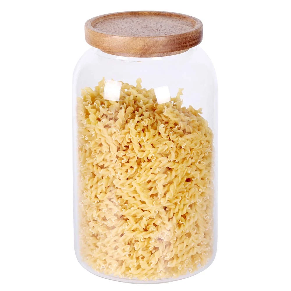 Modern Design Transparent Glass Food Storage jars, Food storage containers gl...