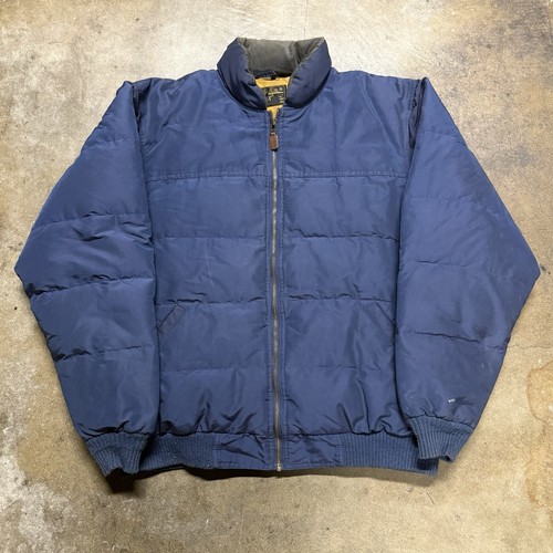 Eddie Bauer, Vintage 90s Eddie Bauer Made In USA Goose Down Outdoor Puffer Jacket Large Tall