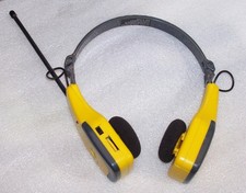 Vintage Ultronic AM/FM Foldable Headphone Radio. Working. Amazing Retro Find