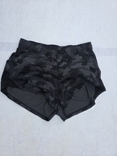 Athletic Works Boys Camouflage Mesh Shorts Black Gray Size L 12-14 Polyester