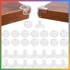 Baby Corner Protectors 30 Pack Clear Furniture Guards Soft PVC