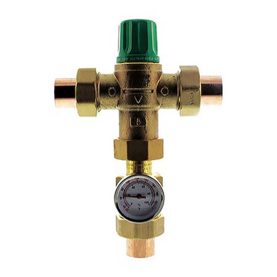 Taco 5003-C3-G Mixing Valve, Forged Brass, 1 To 20 Gpm