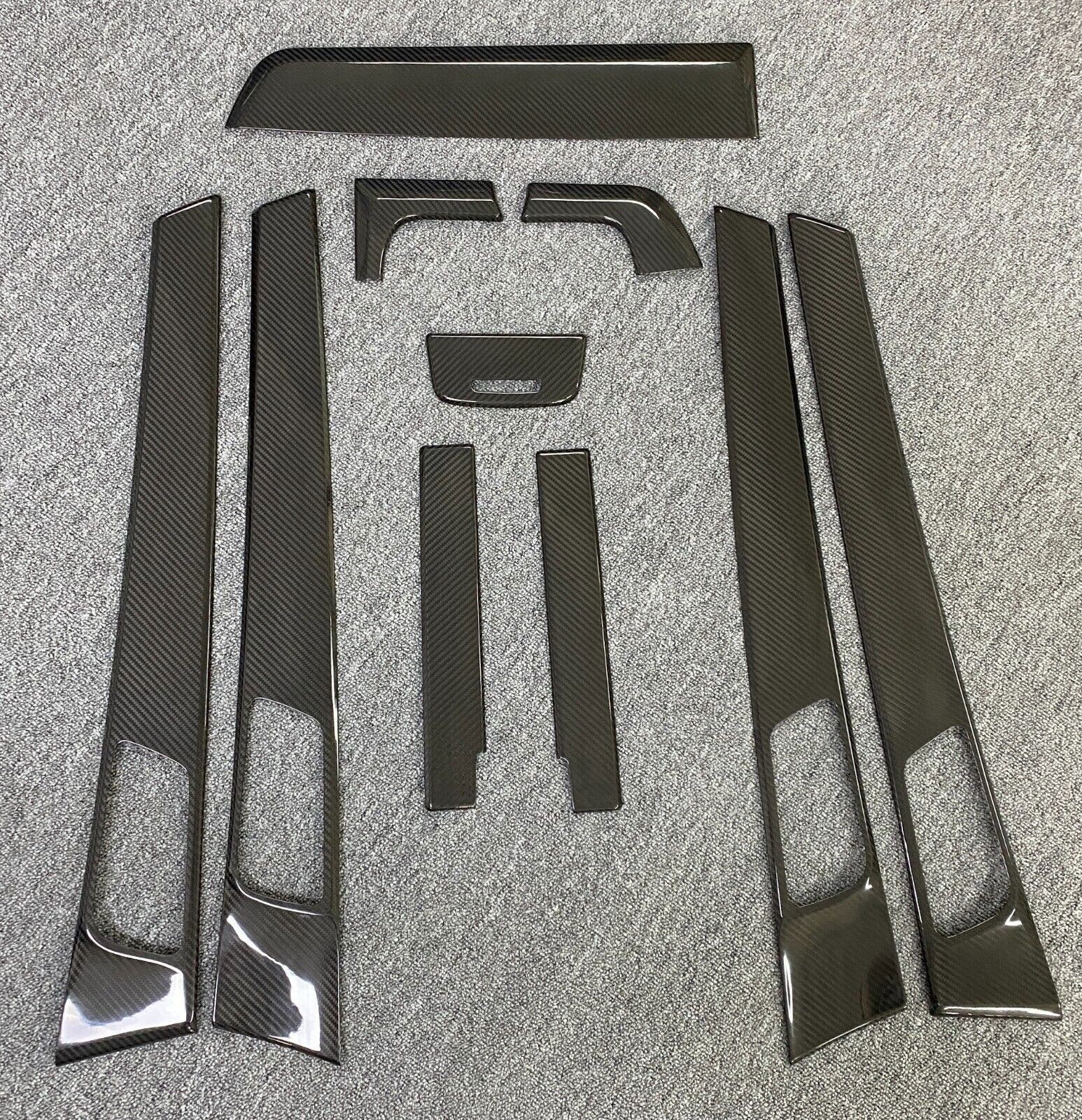 Real Carbon Fiber Center Console Panel Cover Trim For Porsche Panamera 971 17-23