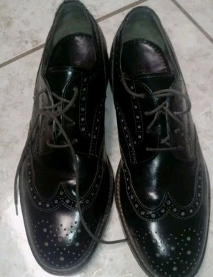 POLLINI Classic Men's Shoes dark brown made in italy size 41