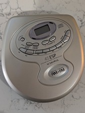 Audiovox DM9901-45 AM/FM Portable Radio/CD Player, Compact Disc Works