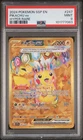 2024 POKEMON SSP EN-SURGING SPARKS HYPER RARE #247 PIKACHU EX PSA 9