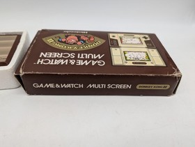 Nintendo Game & Watch Donkey Kong 2 II JR-55 Multi Screen VTG Game w/Box Manual