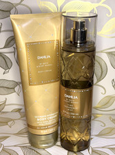 BATH BODY WORKS DAHLIA Fine Fragrance Mist Body Cream