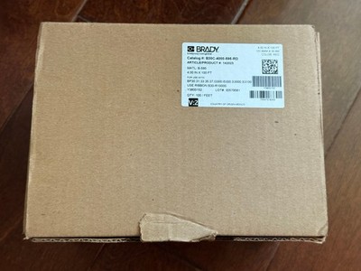 Brady B30C-4000-595-RD 100' Length x 4'' Width, B-595 Vinyl, Red BBP31 Tape