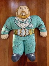 WWF TONKA Vintage Pillow Wrestling Buddies Million Dollar Man TED DIBIASE