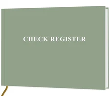 Check Registers for Personal Checkbook - 7" x 10" Checkbook Register, Expense...