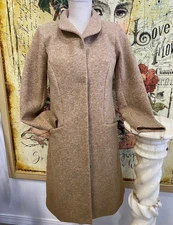 H by Halston Caramel Brown Ombre Women's sz 2 Car Coat New