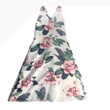 Banana Republic Floral Midi Dress Tropical Cottagecore Resortcore Soft Summer